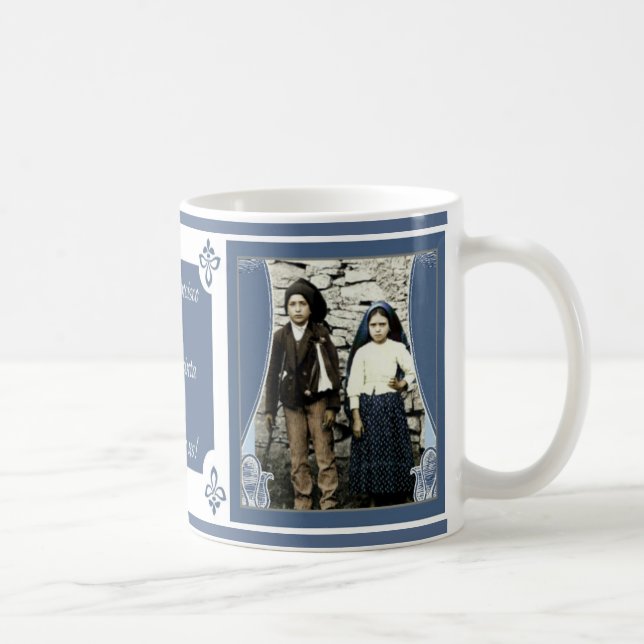 Saints Francisco & Jacinta Marto Canonisation Coffee Mug (Right)