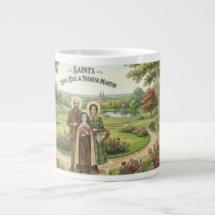 Saints Louis, Zelie & Therese Martin Large Coffee Mug