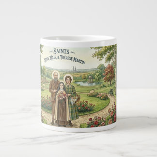 Saints Louis, Zelie & Therese Martin Large Coffee Mug