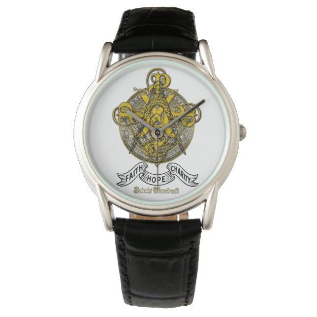 Saints of Illuminati Freemason & Masonic Watch (Front)