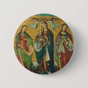 Saints Perpetua and Felicity 6 Cm Round Badge