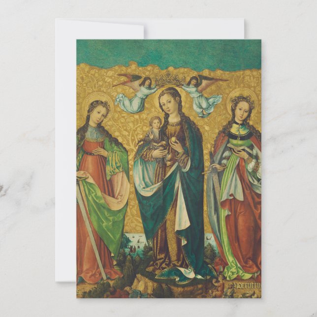 Saints Perpetua and Felicity Holiday Card (Front)