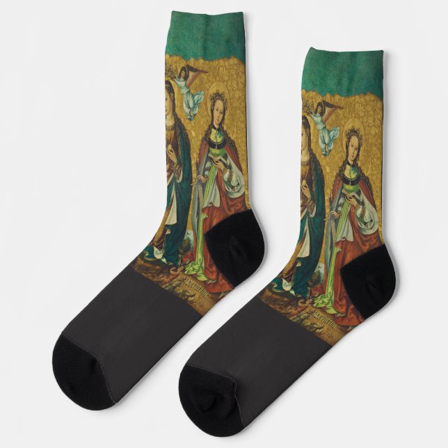 Saints Perpetua and Felicity Socks (Left)