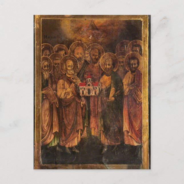 Saints Peter and Paul as Pillars of the Church Postcard (Front)