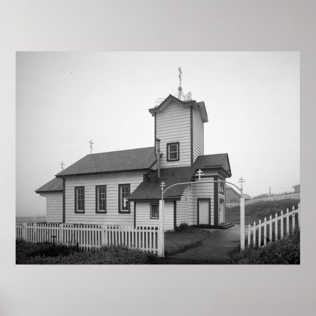 Saints Peter & Paul Russian Orthodox Church Poster (Front)