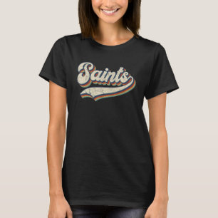 Saints Sports Name Retro Vintage For Men Women Boy T-Shirt