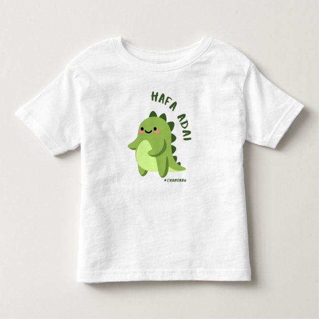 Saipan Hafa Adai (Hello) Toddler T-Shirt (Front)