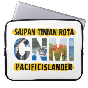 Saipan Tinian Rota CNMI Neoprene Laptop Sleeve 