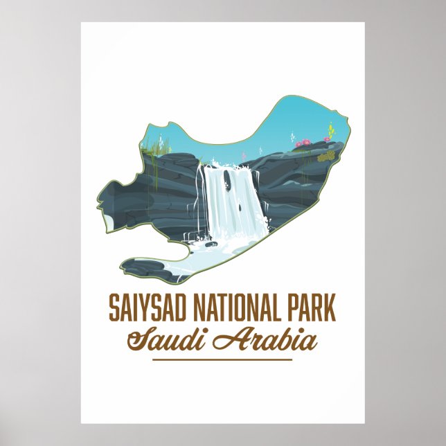 Saiysad National Park, saudi arabia Poster (Front)