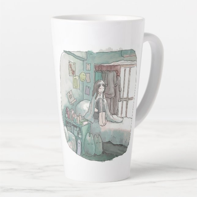 Saji Sakusaki Latte Mug (Right Angle)