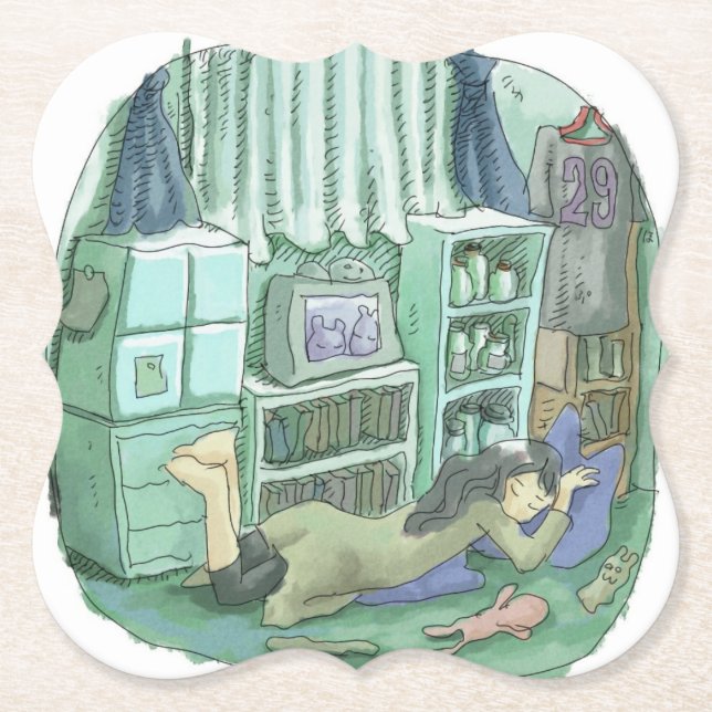 Sajiki Paper Coaster (Front)