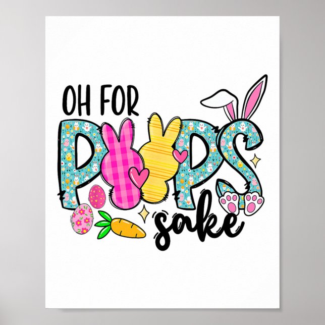 Sake Funny Easter Bunny Print Gles Happy Easter Wo (Front)