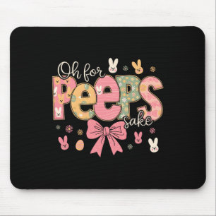 Sake Funny Easter Bunny Print Gles Happy Easter Wo Mouse Pad