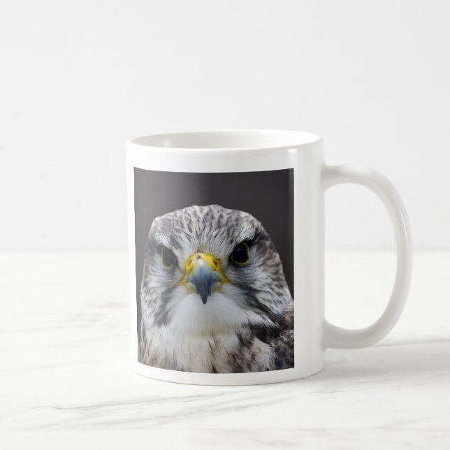 Saker falcon coffee mug (Right)