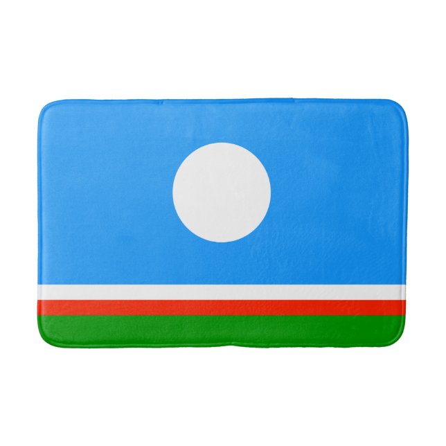 Sakha Flag Bath Mat (Front)
