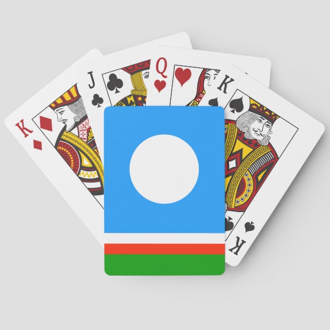 Sakha Flag Playing Cards (Back)