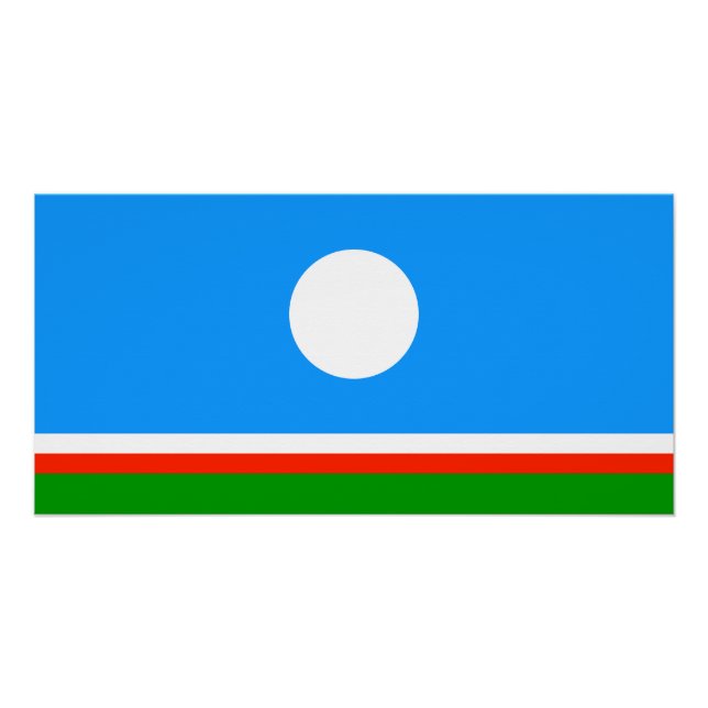 Sakha Flag Poster (Front)