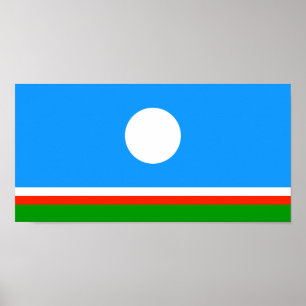 Sakha Flag Poster