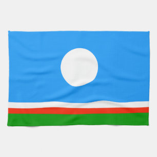 Sakha Flag Tea Towel