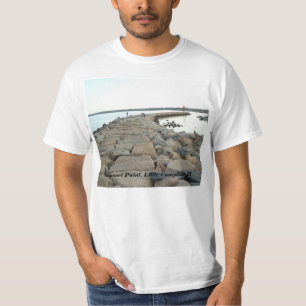 Sakonnet Point breakwater, Little Compton, RI T-Shirt