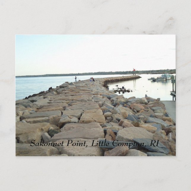 Sakonnet Point, Little Compton, RI Postcard (Front)