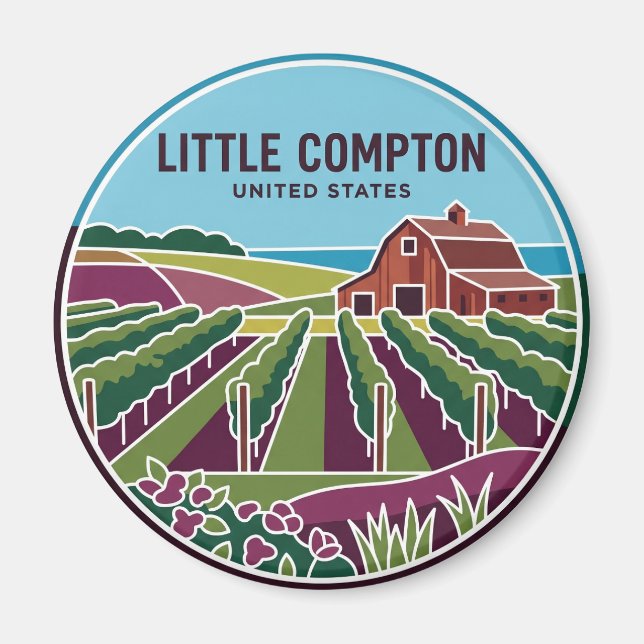 Sakonnet Vineyards Rhode Island Magnet (Front)