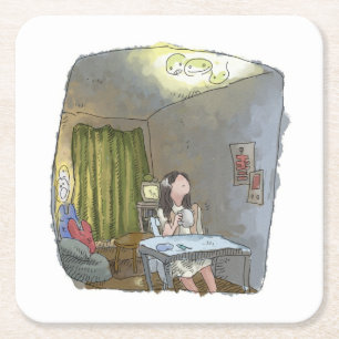 Sakugoji Square Paper Coaster