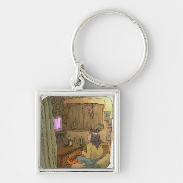 Sakujiku Key Ring (Front)