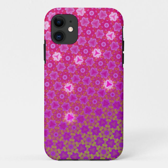 Sakura Batik Case-Mate iPhone Case (Back)