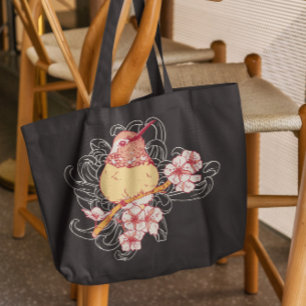Sakura Bird Tote Bag