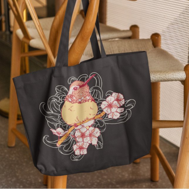 Sakura Bird Tote Bag (Creator Uploaded)