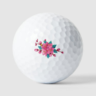 Sakura bloom golf balls
