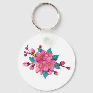 Sakura bloom key ring