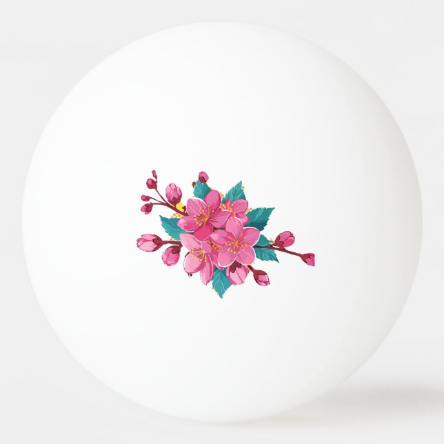 Sakura bloom ping pong ball (Front)