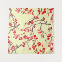 Sakura Blossom Watercolor Seamless Pattern