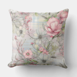 Sakura Blush Serenade Botanical Cushion