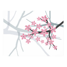 Sakura Branch Original Canvas Print