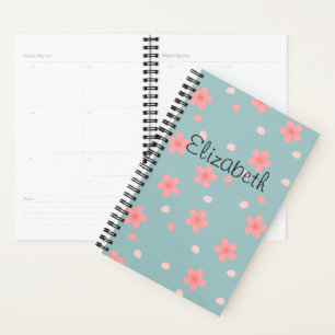 Sakura Cherry Blossom Floral Pattern Planner