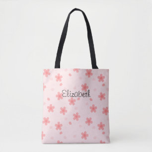 Sakura Cherry Blossom Floral Pattern Tote Bag