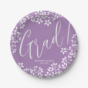 SAKURA cherry blossom Graduation party Paper Plate