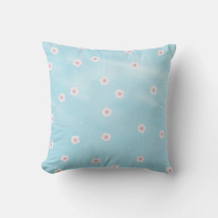 Sakura Cherry Blossom Japanese Spring Floral Cushion