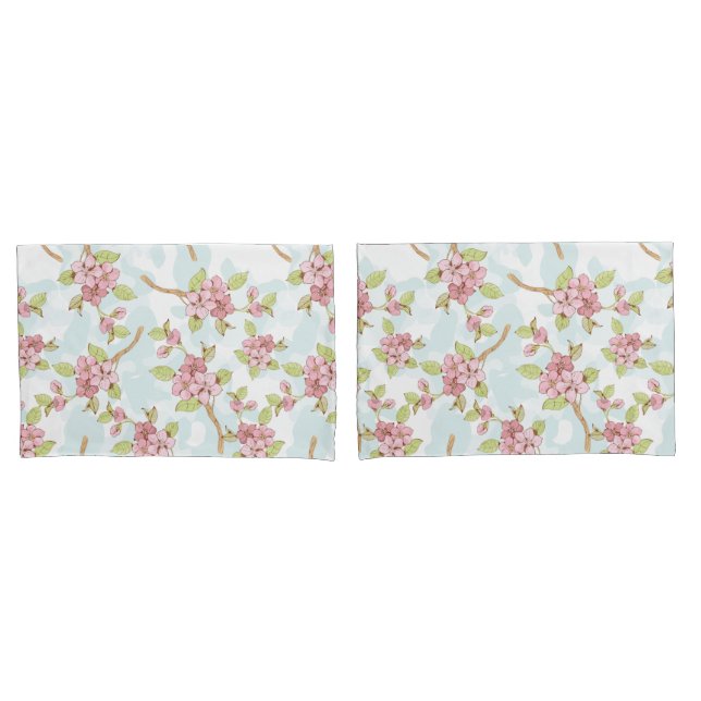 Sakura/Cherry Blossom Pillowcase (Front-Set)