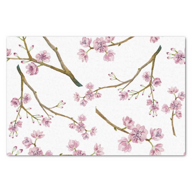 Sakura Cherry Blossom Tissue Paper (Front)