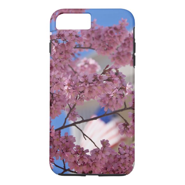Sakura Cherry Blossoms Americana Case-Mate iPhone Case (Back)