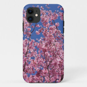 Sakura Cherry Blossoms Into The Blue iPhone 11 Case