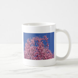 Sakura Cherry Blossoms Into The Blue Coffee Mug