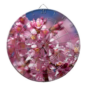Sakura Cherry Blossoms Kissed by Sunlight Dartboard