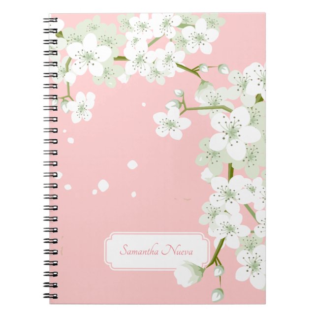 Sakura Cherry Blossoms Notebook (Front)