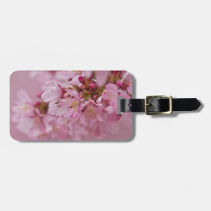 Sakura Cherry Blossoms Pale Pink Reflections Luggage Tag