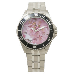 Sakura Cherry Blossoms Pale Pink Watch